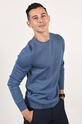 ДЖЕМПЕР МУЖСКОЙ PEPLOS KN20J015 ГОЛУБОЙ