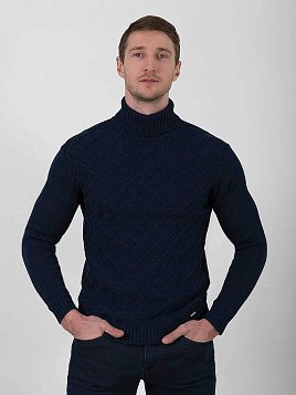 СВИТЕР МУЖСКОЙ PEPLOS KN20S026 СИНИЙ