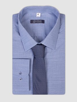 СОРОЧКА МУЖСКАЯ PEPLOS SH21072-R СИНИЙ