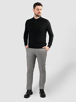 ДЖЕМПЕР МУЖСКОЙ ПОЛО PEPLOS KN25SH066 ЧЁРНЫЙ