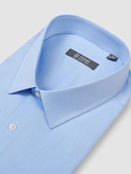 СОРОЧКА МУЖСКАЯ PEPLOS SH24065-R ГОЛУБОЙ