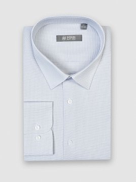 СОРОЧКА МУЖСКАЯ PEPLOS SH24092-R СЕРЫЙ