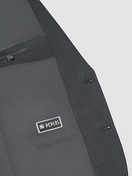 КОСТЮМ МУЖСКОЙ PEPLOS SU24007-C ТЕМНО-СЕРЫЙ