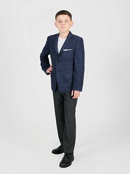 ПИДЖАК ДЛЯ МАЛЬЧИКА PEPLOS JA24B051-SL СИНИЙ