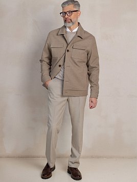 БРЮКИ МУЖСКИЕ PEPLOS TR25161-212-1 БЕЖЕВЫЙ