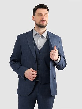 КОСТЮМ МУЖСКОЙ PEPLOS SU25153-SL СИНИЙ