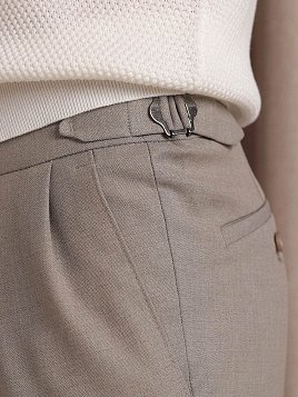БРЮКИ МУЖСКИЕ PEPLOS TR25127-283 БЕЖЕВЫЙ