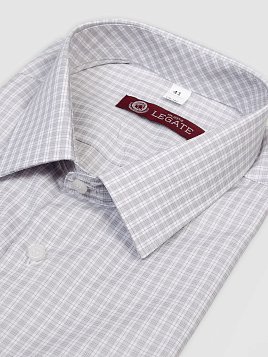СОРОЧКА МУЖСКАЯ MAJESTIC LEGATE SH21095-R СЕРЫЙ