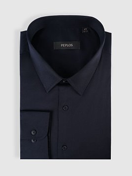 СОРОЧКА МУЖСКАЯ PEPLOS SH25145-SL ТЕМНО-СИНИЙ