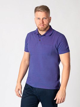 РУБАШКА-ПОЛО МУЖСКАЯ PEPLOS TS18016-P ФИОЛЕТОВЫЙ