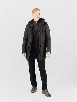 КУРТКА МУЖСКАЯ PEPLOS OW2527-DJ ЧЁРНЫЙ