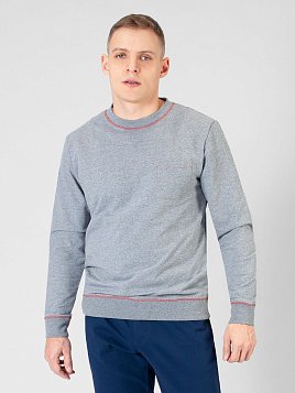 СВИТШОТ МУЖСКОЙ PEPLOS SW21002-R СЕРЫЙ