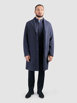 ПАЛЬТО МУЖСКОЕ PEPLOS OW2504-CT СИНИЙ