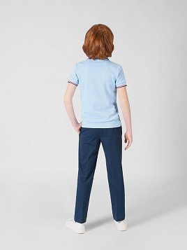 БРЮКИ ДЛЯ МАЛЬЧИКА МЛ. ШКОЛА PEPLOS TR21B015-313 СИНИЙ (Трикотажные) 