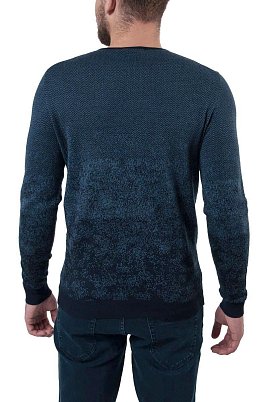 ДЖЕМПЕР МУЖСКОЙ MAJESTIC LEGATE KN19J041 СИНИЙ
