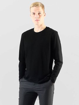 ФУТБОЛКА МУЖСКАЯ С ДЛИННЫМ РУКАВОМ PEPLOS TS25201-L ЧЁРНЫЙ