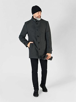 ПАЛЬТО МУЖСКОЕ PEPLOS OW2309-CT СЕРЫЙ