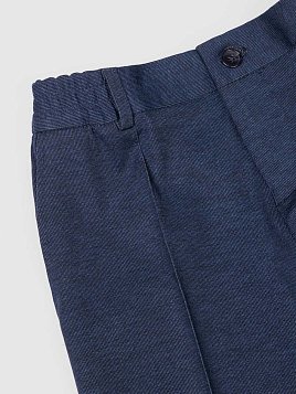 БРЮКИ ДЛЯ МАЛЬЧИКА МЛ. ШКОЛА PEPLOS TR21B015-313 СИНИЙ (Трикотажные) 
