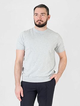 ДЖЕМПЕР МУЖСКОЙ PEPLOS KN24TS032 СЕРЫЙ