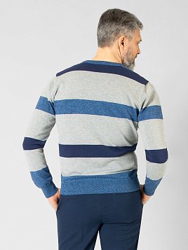 ДЖЕМПЕР МУЖСКОЙ PEPLOS KN22J034 СЕРЫЙ