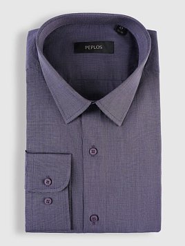 СОРОЧКА МУЖСКАЯ PEPLOS SH25111-R ФИОЛЕТОВЫЙ