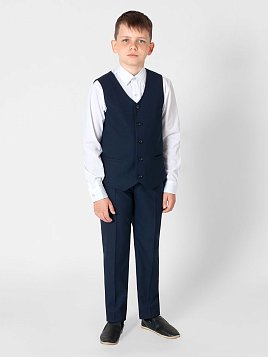 БРЮКИ ДЛЯ МАЛЬЧИКА МЛ. ШКОЛА PEPLOS TR23B002-312 ТЕМНО-СИНИЙ