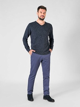 БРЮКИ МУЖСКИЕ PEPLOS P2407-SL СИНИЙ