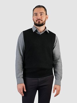 ЖИЛЕТ МУЖСКОЙ PEPLOS KN25V009 ЧЁРНЫЙ