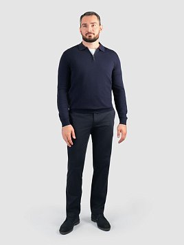 ДЖЕМПЕР МУЖСКОЙ PEPLOS KN25SH045 ТЕМНО-СИНИЙ