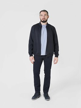 ТОЛСТОВКА-БОМБЕР МУЖСКАЯ PEPLOS SW24001-C ТЕМНО-СИНИЙ