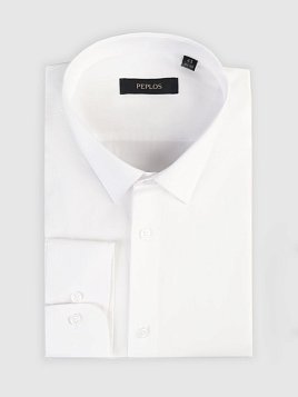 СОРОЧКА МУЖСКАЯ PEPLOS SH25011-C БЕЛЫЙ
