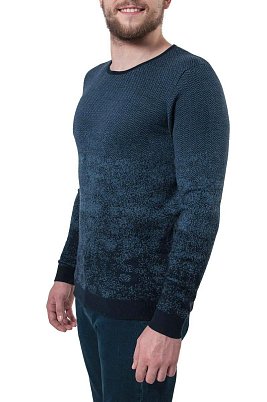 ДЖЕМПЕР МУЖСКОЙ MAJESTIC LEGATE KN19J041 СИНИЙ