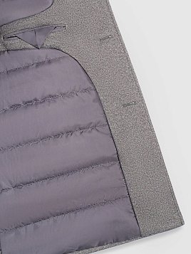 ПАЛЬТО МУЖСКОЕ PEPLOS OW2507-CT СЕРЫЙ