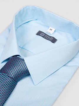 СОРОЧКА МУЖСКАЯ PEPLOS SH21092-R БИРЮЗОВЫЙ