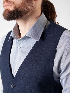 ЖИЛЕТ МУЖСКОЙ PEPLOS V22041 СЕРЫЙ ОТ КОСТЮМА