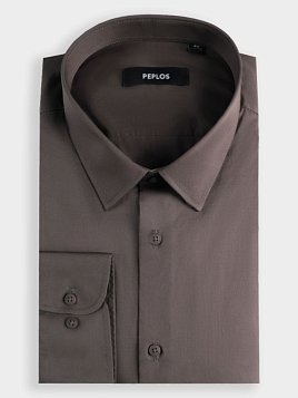 СОРОЧКА МУЖСКАЯ PEPLOS SH25182-R СЕРЫЙ