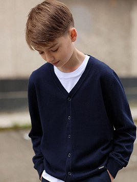 КАРДИГАН ДЕТСКИЙ PEPLOS JKN25C004 ТЕМНО-СИНИЙ