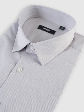 СОРОЧКА ДЛЯ МАЛЬЧИКА PEPLOS SH24J081-R СЕРЫЙ