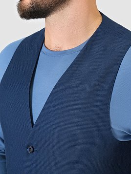 ЖИЛЕТ МУЖСКОЙ PEPLOS V24002-002 СИНИЙ