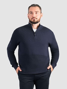 СВИТЕР МУЖСКОЙ PEPLOS KN25S032 ТЕМНО-СИНИЙ