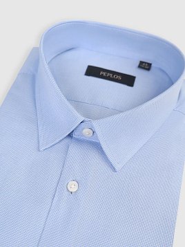 СОРОЧКА МУЖСКАЯ PEPLOS SH25052-K-C ГОЛУБОЙ