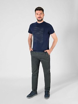 БРЮКИ МУЖСКИЕ PEPLOS P2403-C ТЕМНО-СЕРЫЙ