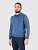 ТРИКОТАЖНАЯ РУБАШКА МУЖ. PEPLOS KN24SH041 СИНИЙ (100) Вид 1