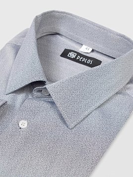 СОРОЧКА МУЖСКАЯ PEPLOS SH22091-С СЕРЫЙ