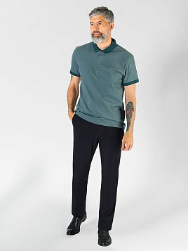 БРЮКИ МУЖСКИЕ PEPLOS TR23038-200 ЧЁРНЫЙ (ТРИКОТАЖНЫЕ)