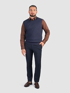 ЖИЛЕТ МУЖСКОЙ PEPLOS KN25V007 ТЕМНО-СИНИЙ