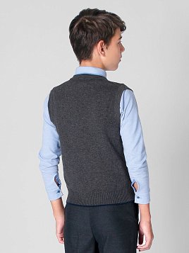 ЖИЛЕТ ДЛЯ МАЛЬЧИКА PEPLOS JKN16V007 СЕРЫЙ