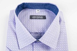 СОРОЧКА МУЖСКАЯ PEPLOS SH19041-K-C СИРЕНЕВЫЙ