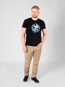 ФУТБОЛКА МУЖСКАЯ PEPLOS TS21108-R ЧЕРНЫЙ