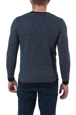 ДЖЕМПЕР МУЖСКОЙ MAJESTIC LEGATE KN19J038 ТЕМНО-СИНИЙ